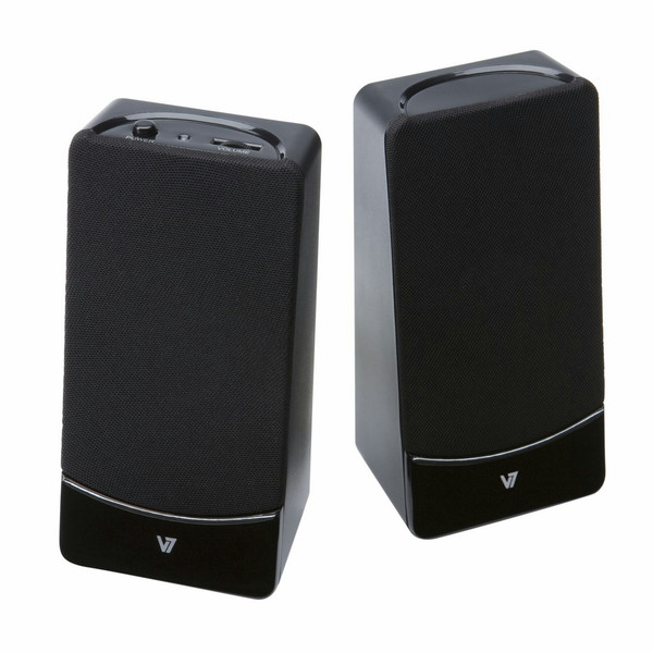 V7 Value Speaker System 2.5W Schwarz Lautsprecher