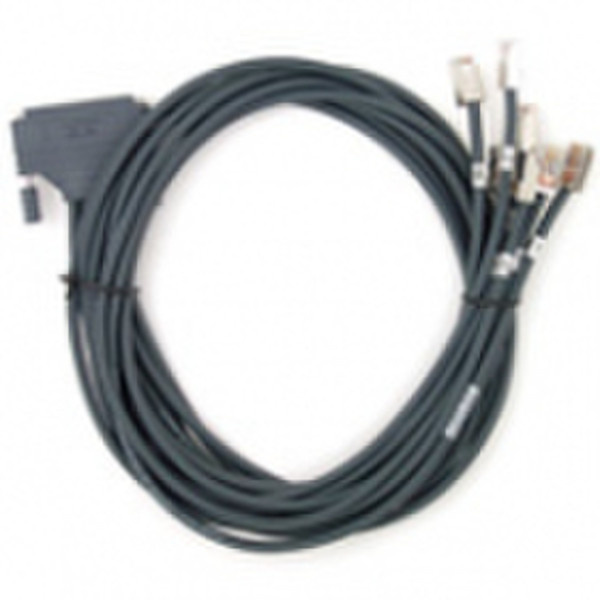 Cisco AS5400 Octal 1м Черный сетевой кабель