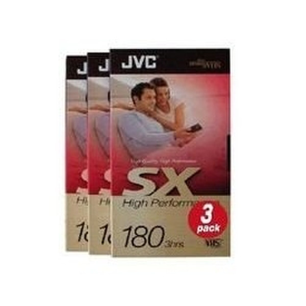 JVC E-180SXD x 3 Video сassette 180мин 3шт