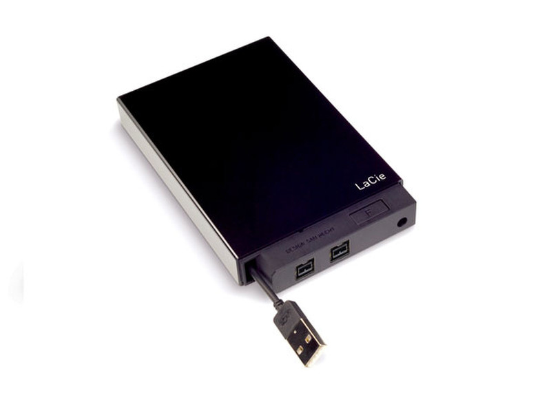 LaCie Little Disk, 320GB, FireWire & USB 2.0 320ГБ Черный внешний жесткий диск