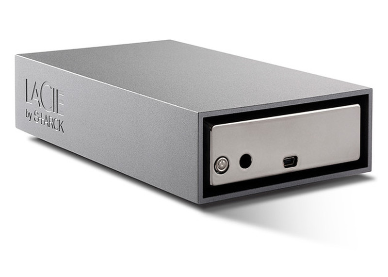 LaCie Starck Desktop Hard Drive, 1TB 2.0 1000ГБ Cеребряный внешний жесткий диск