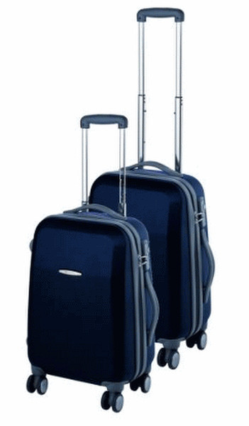 Roncato Set nest 2 uprights (large-medium) 4 wheels Blue briefcase