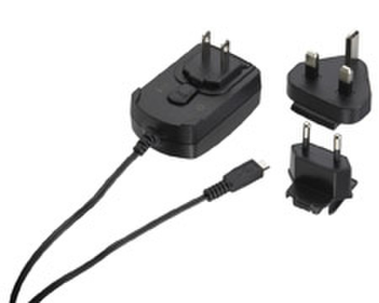BlackBerry Micro-USB International Charger Черный зарядное для мобильных устройств