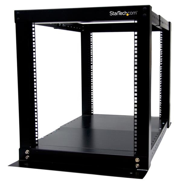 StarTech.com 12U Adjustable 4 Post Server Equipment Open Frame Rack Cabinet