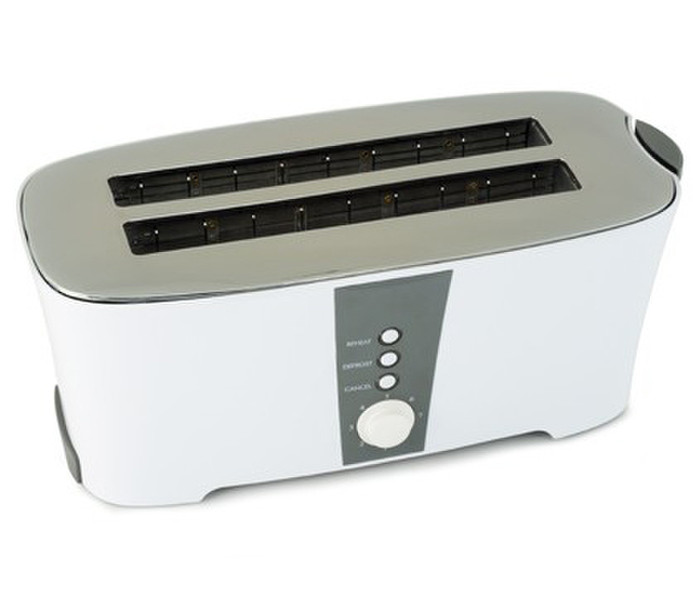 Tristar BR-1006 4slice(s) 1350W White toaster