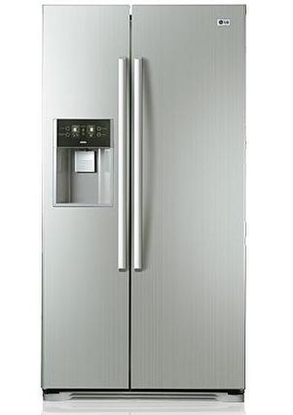 LG GR-L2178EX freestanding 522L Stainless steel side-by-side refrigerator