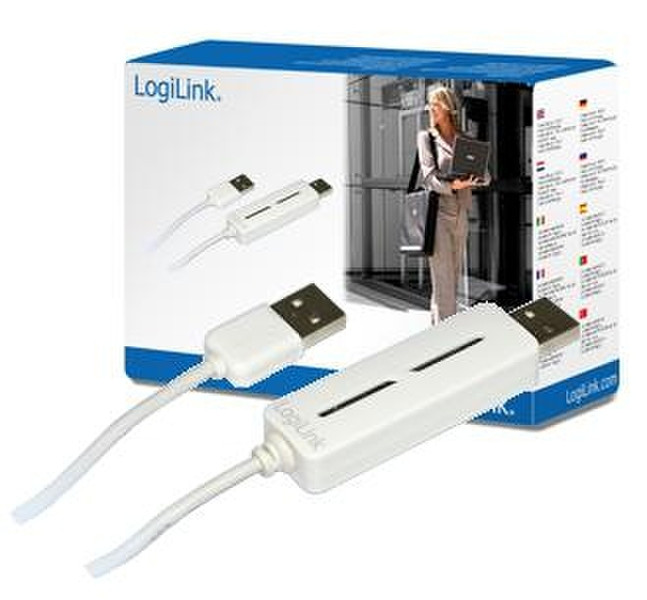 LogiLink Easy Suite PC-Link USB 2.0 USB A USB A White USB cable