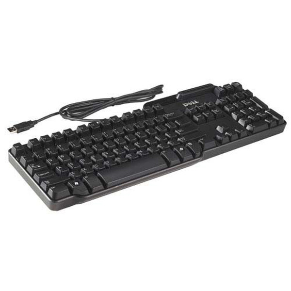 DELL SmartCard Keyboard USB QWERTY US International Черный клавиатура