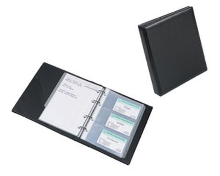 Rillstab Professional businesscard/telephonecard Polypropylene (PP) Black business card holder