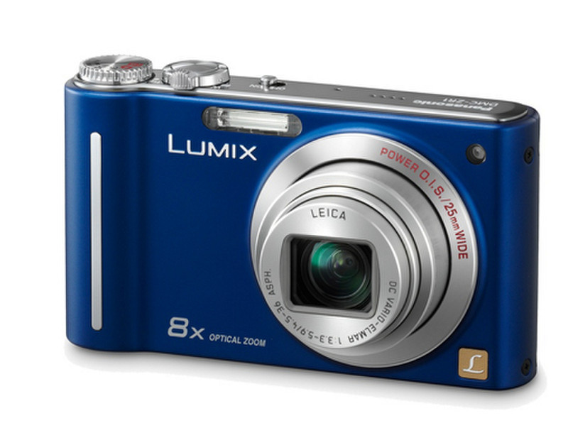 Panasonic Lumix Kompaktkamera 12.1MP 1/2.33Zoll CCD 4000 x 3000Pixel Blau
