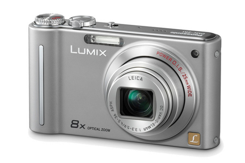 Panasonic Lumix Kompaktkamera 12.1MP 1/2.33Zoll CCD 4000 x 3000Pixel Silber