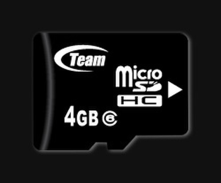 Team Group Micro SDHC 4GB, Class 6 4ГБ MicroSDHC карта памяти
