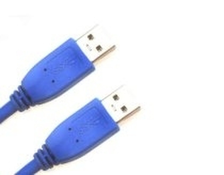 Jou Jye Computer USB 3.0, A 9pin / A 9pin - 2M 2m USB A USB A Blau USB Kabel