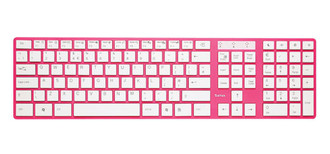 Saitek Slim Keyboard USB QWERTY Pink keyboard