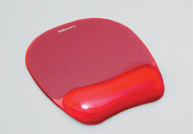Fellowes Wrist Rest/Mouse Pad - Red