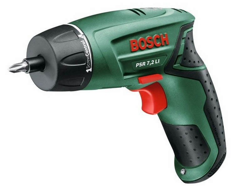 Bosch PSR 7.2 LI 240RPM 7.2V Lithium-Ion (Li-Ion) Black,Green cordless screwdriver