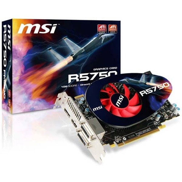 MSI R5750-PM2D1G 1GB GDDR5 graphics card