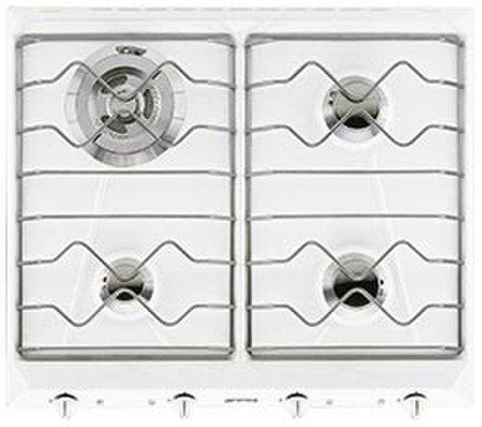 Smeg SRV564EB3 Встроенный Gas hob Белый плита