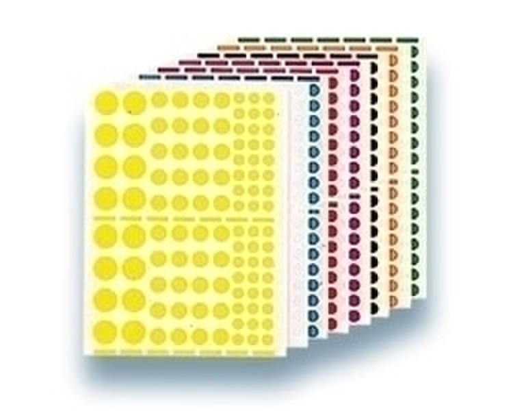 Agipa Playshapes labels. Circles. 1040 pcs Mehrfarben 1040Stück(e) selbstklebendes Etikett