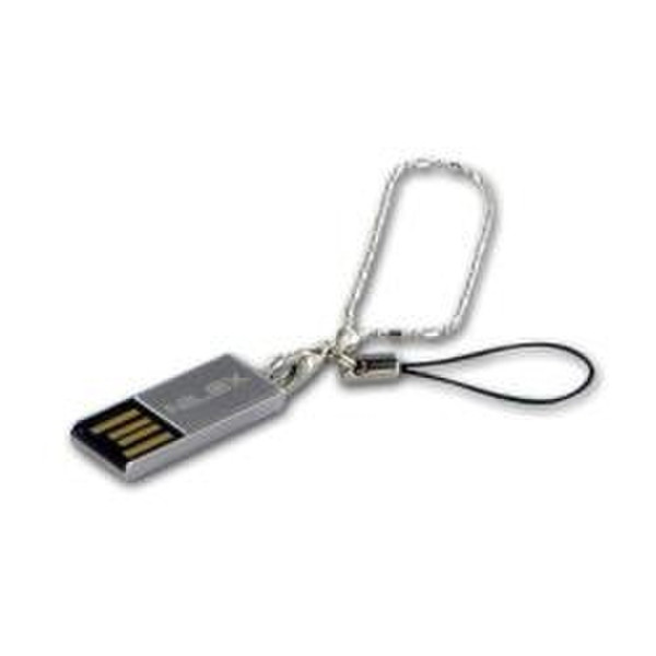 Nilox Waterproof 4GB 4ГБ USB 2.0 Тип -A Серый USB флеш накопитель