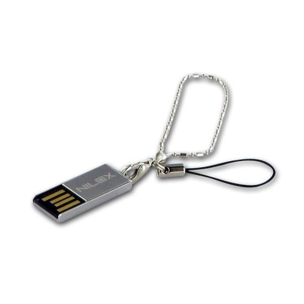 Nilox Waterproof 8 GB 8ГБ USB 2.0 Тип -A Серый USB флеш накопитель