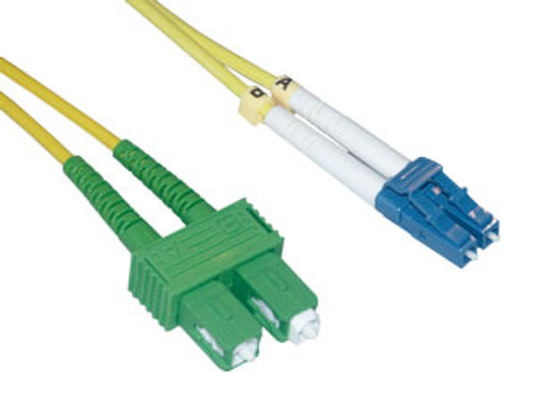 MCL Jarretiere Optique SCAPC / LC 3m LC Yellow fiber optic cable