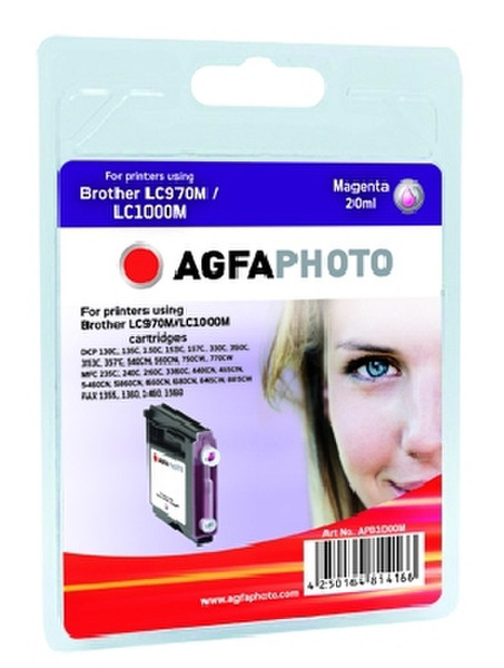 AgfaPhoto APB1000M magenta ink cartridge