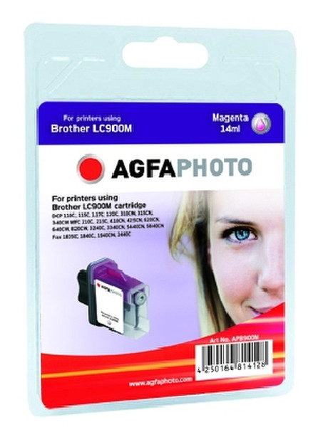 AgfaPhoto APB900M magenta Tintenpatrone