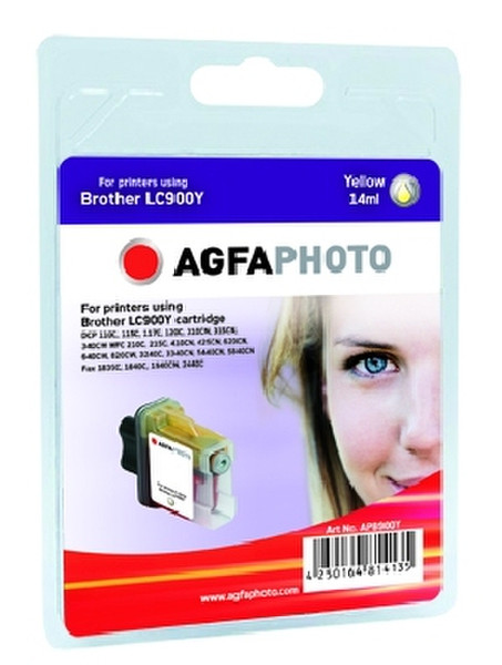 AgfaPhoto APB900Y yellow ink cartridge