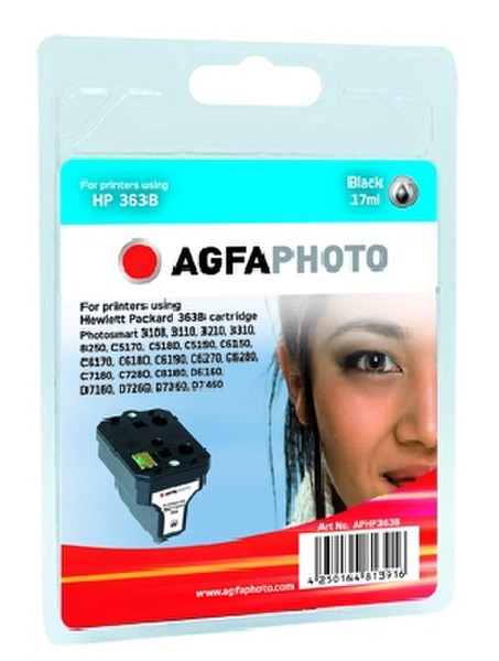 AgfaPhoto APHP363B Черный струйный картридж