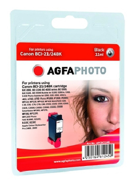 AgfaPhoto APCBCI24B Black ink cartridge