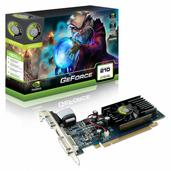 Point of View R-VGA150927-D2 GeForce G210 GDDR2 graphics card
