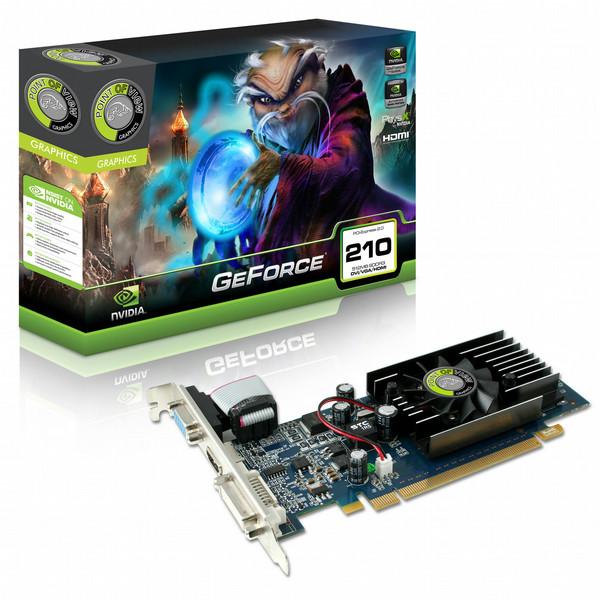 Point of View R-VGA150927-D3 GeForce G210 GDDR3 graphics card