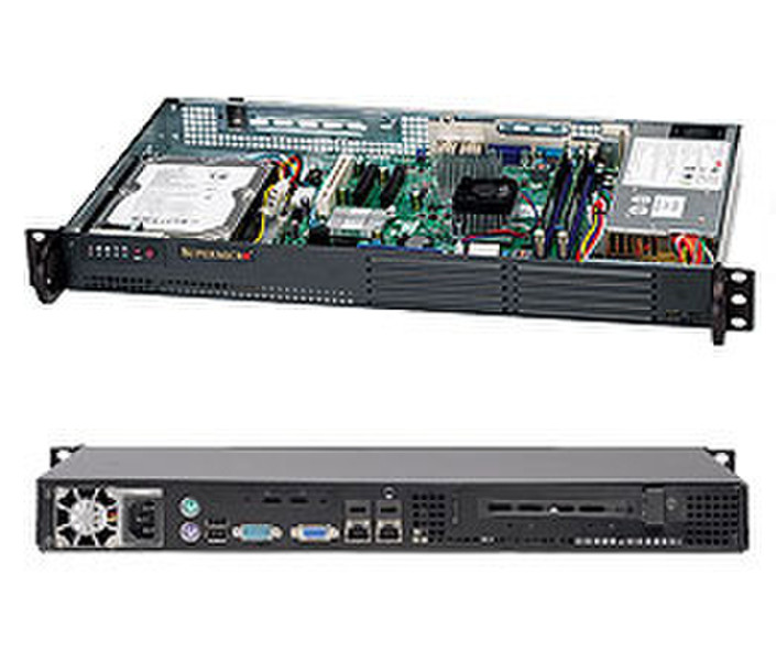 Supermicro CSE-502L-200B server barebone система