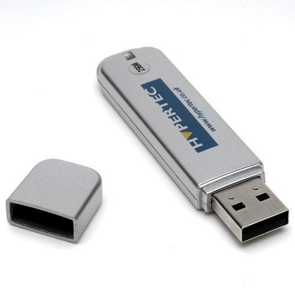 Hypertec 2GB Slimline 2ГБ USB 2.0 Тип -A Cеребряный USB флеш накопитель