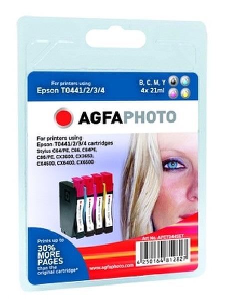 AgfaPhoto APET044SET black,cyan,magenta,yellow ink cartridge