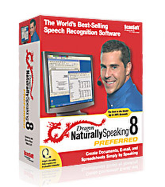 Nuance Dragon NaturallySpeaking 8 Preferred, Ed