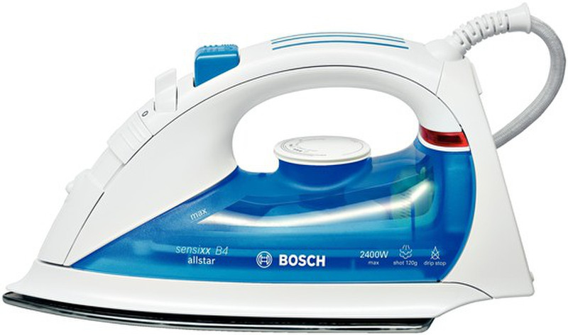 Bosch TDA5620 Dampfbügeleisen 2400W Blau, Weiß Bügeleisen