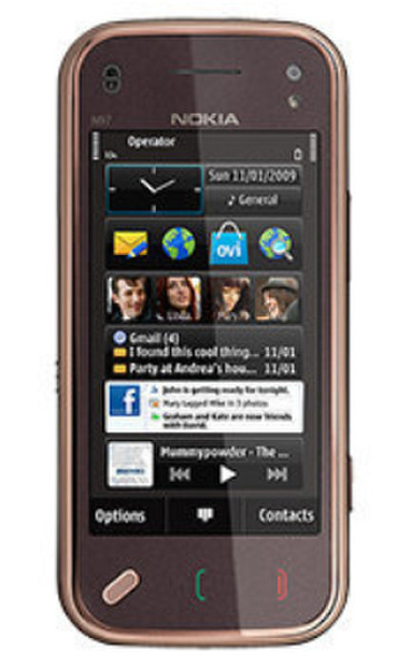 Nokia N97 mini Single SIM Brown smartphone