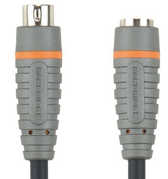 Bandridge BCL8002 2м Серый кабель PS/2
