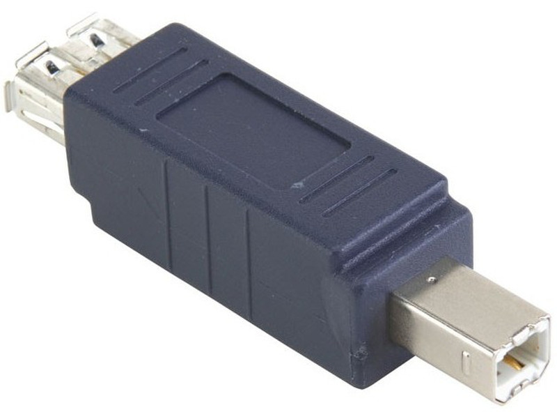 Bandridge BCP461 USB 2.0 A Female . USB 2.0 B Male . Серый кабельный разъем/переходник
