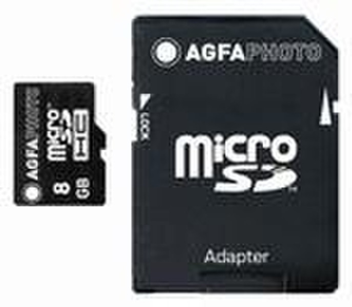 AgfaPhoto Mobile Micro SDHC 8ГБ MicroSDHC карта памяти