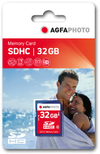 AgfaPhoto SDHC Memory cards 32GB SDHC Class 4 memory card