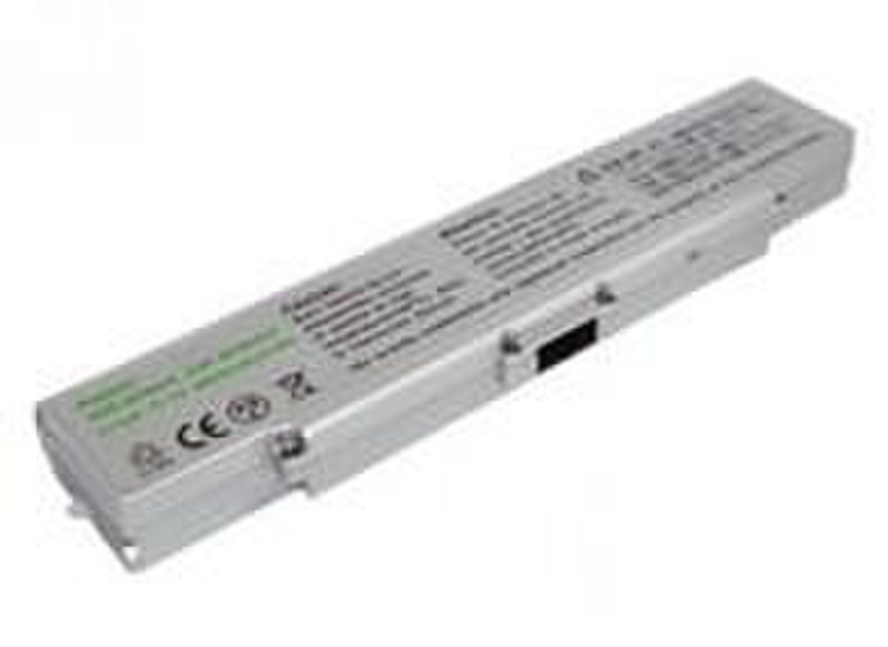 MicroBattery Battery 11.1V 5200mAh Silver 6Cell Lithium-Ion (Li-Ion) 5200mAh 11.1V rechargeable battery