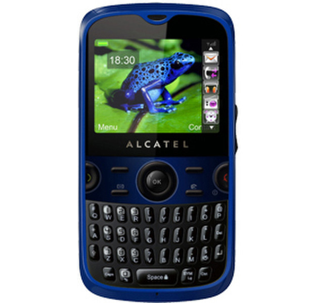 Alcatel One Touch OT-800 TRIBE Черный, Синий смартфон