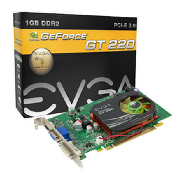 EVGA GeForce GT 220 1ГБ GDDR2