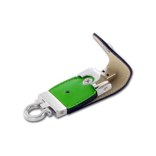 Nilox PEN DRIVE CUOIO 4GB VERDE PASSWO 4ГБ USB 2.0 Тип -A Зеленый USB флеш накопитель