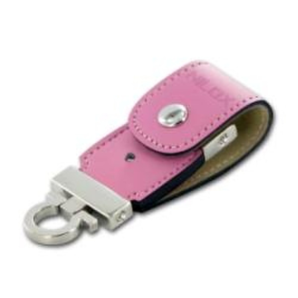 Nilox Pen Drive 4GB Password 4ГБ USB 2.0 Тип -A Розовый USB флеш накопитель