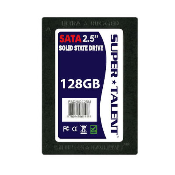 Super Talent Technology 128GB DuraDrive AT SATA 25 SSD SATA Solid State Drive (SSD)