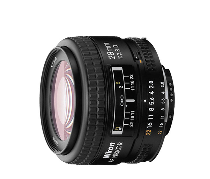 Nikon AF NIKKOR 28mm f/2.8D SLR Standard lens Черный